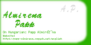 almirena papp business card